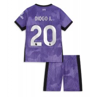 Camiseta Liverpool Diogo Jota #20 Tercera Equipación para niños 2023-24 manga corta (+ pantalones cortos)